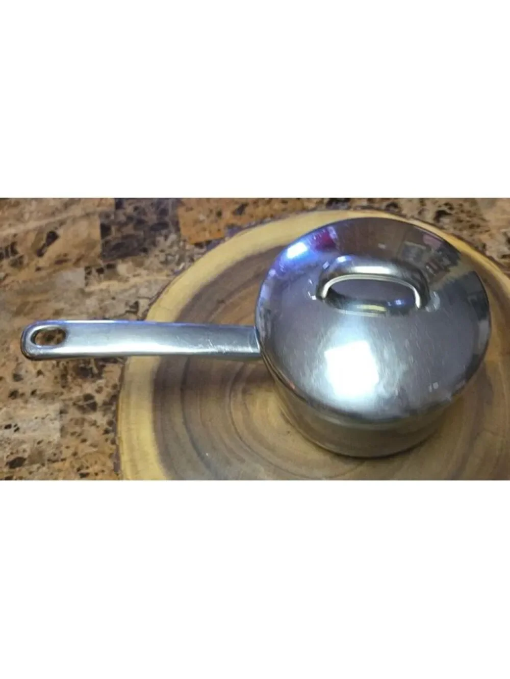 Vintage Tools of the Trade 1.5 Qt Stainless Steel Saucepan Cookware Pot With Lid